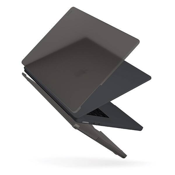 UNIQ etui Claro MacBook Air 15" M2/M3 przezroczysty szary/smoke matte grey