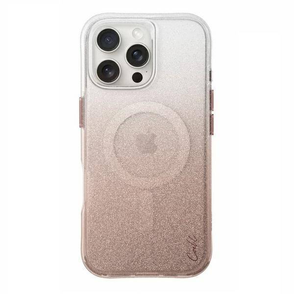 UNIQ etui Coehl Lumino iPhone 16 Pro Max 6.9" Magnetic Charging różowo złoty/rose gold