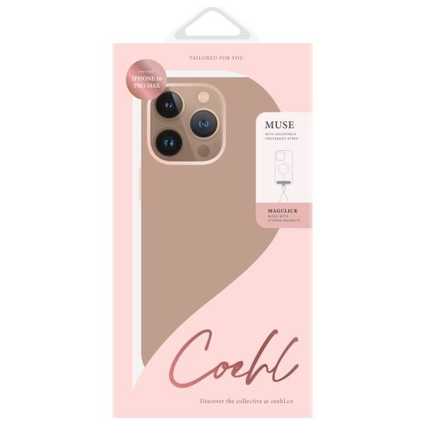 UNIQ etui Coehl Muse iPhone 16 Pro Max    6.9" Magnetic Charging dusty nude