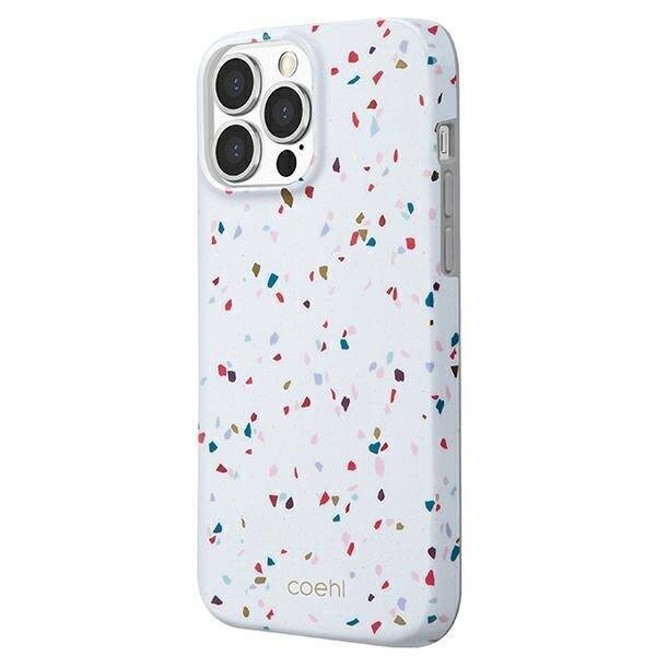 UNIQ etui Coehl Terrazzo iPhone 13 Pro / 13 6,1" biały/natural white