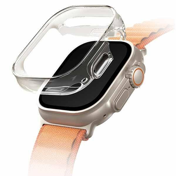 UNIQ etui Garde Apple Watch Ultra/Ultra 2 49mmprzezroczysty/dove clear