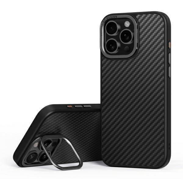 UNIQ etui Keva Max iPhone 16 Pro 6.3 Magclick Charging czarny/black(carbon)