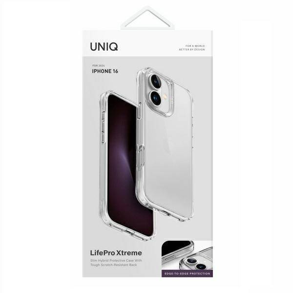 UNIQ etui LifePro Xtreme iPhone 16 6.1" przezroczysty/clear