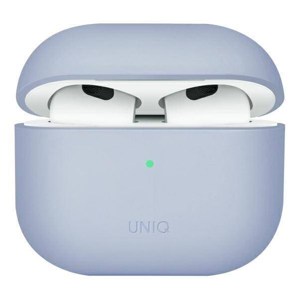 UNIQ etui Lino AirPods 3 gen Silicone błękitny/arctic blue