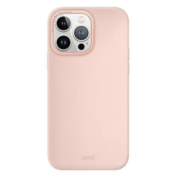 UNIQ etui Lino iPhone 14 Pro 6,1" różowy/pink blush