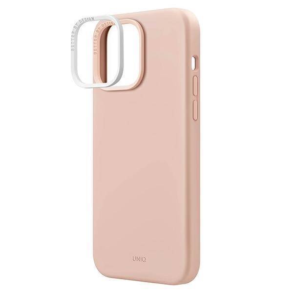 UNIQ etui Lino iPhone 14 Pro 6,1" różowy/pink blush