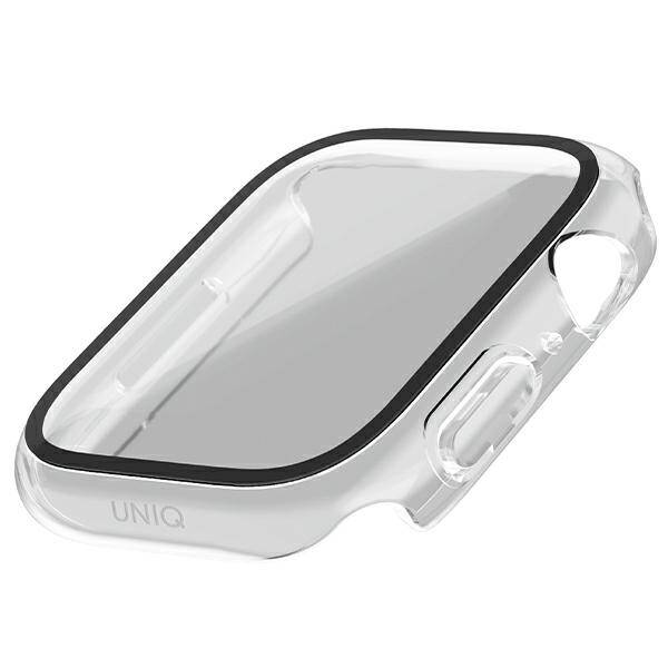 UNIQ etui Nautic Apple Watch Series 7/8/ 9 45mm przezroczysty/dave clear