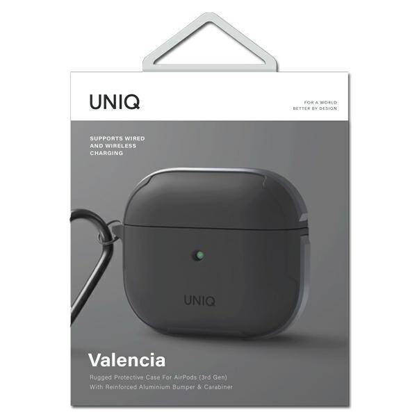 UNIQ etui Valencia AirPods 3 szary/grey Antimicrobial