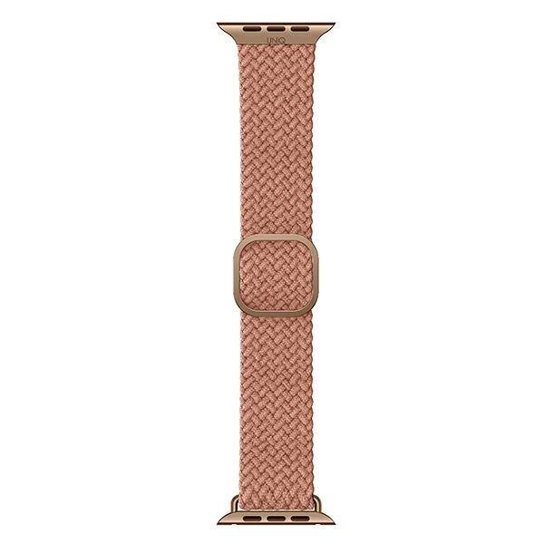 UNIQ pasek Aspen Apple Watch 44/42/45 mm Series 1/2/3/4/5/6/7/8/9/SE/SE2 Braided różowy/grapefruit pink