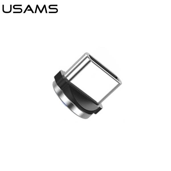 USAMS Adapter magnetyczny USB-C bulk srebrny/silver SJ159USBTA (US-SJ159)