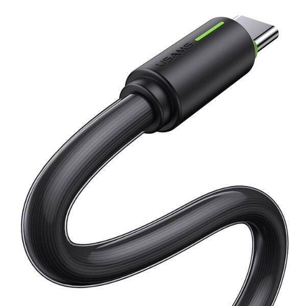 USAMS Kabel USB-C/USB-C 1m SJ734 60W czarny/black  YU Series SJ734USB01 (US-SJ734)