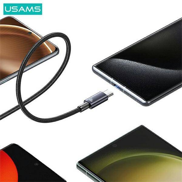 USAMS Kabel USB-C na Lightning 30W 0,25m Fast Charging stalowy/tarnish SJ679USB01 (US-SJ679)