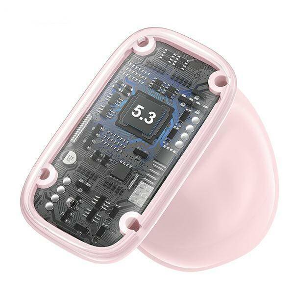 USAMS Słuchawki Bluetooth 5.3 TWS TD Series bezprzewodowe różowy/pink BHUTD03 (TD22)