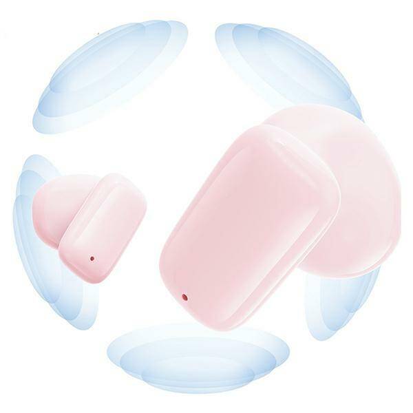 USAMS Słuchawki Bluetooth 5.3 TWS TD Series bezprzewodowe różowy/pink BHUTD03 (TD22)