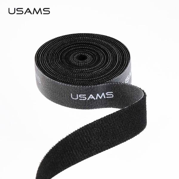 USAMS Taśma organizer do kabli Velcro 5m czarny/black ZB60ZD05 (US-ZB060)