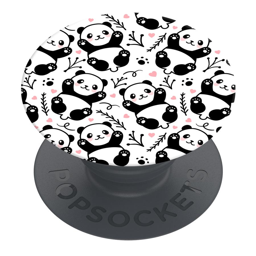 Uchwyt i podstawa do smartfona POPSOCKETS Panda Boom biało/czarna