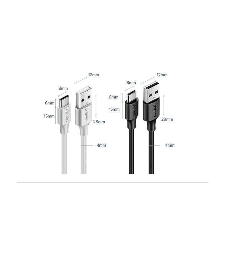 Ugreen kabel przewód USB - USB Typ C 2 A 2m czarny (60118)