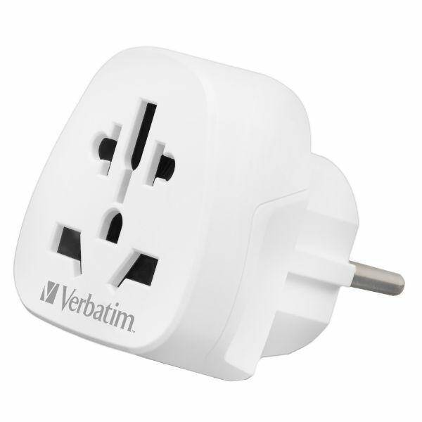 Verbatim Adapter podróżny EU/UK/US WTEU-02 biały/white 49549