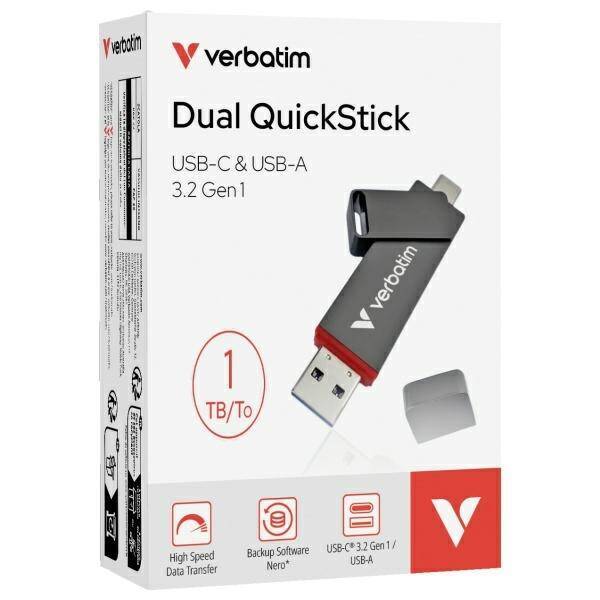 Verbatim Pendrive 1TB USB-A/USB-C Dual    QuickStick 32043