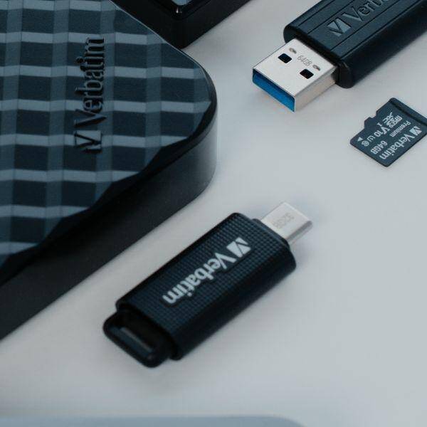 Verbatim Pendrive 32GB USB-C czarny/ black 49457