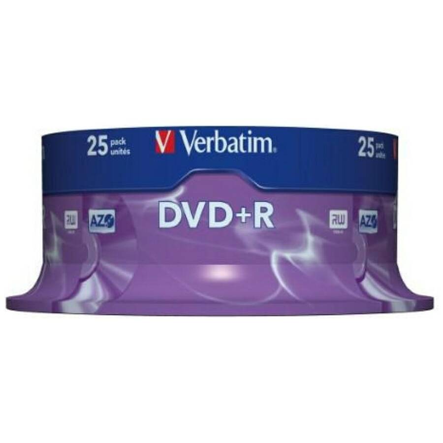 Verbatim Płyta DVD-R 4.7GB 16x AZO        srebrny/matt silver 25szt 43500