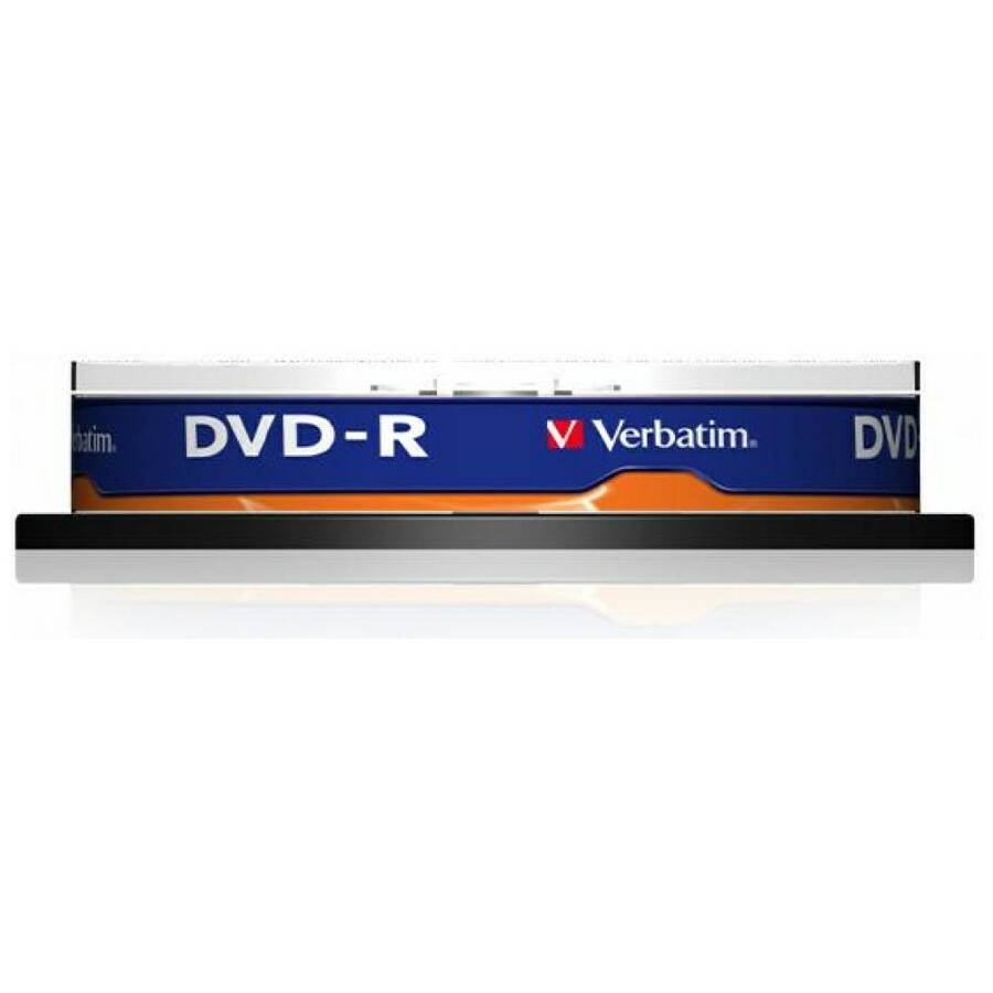 Verbatim Płyta DVD-R 4.7GB 16x AZO        srebrny/silver 10szt 43523