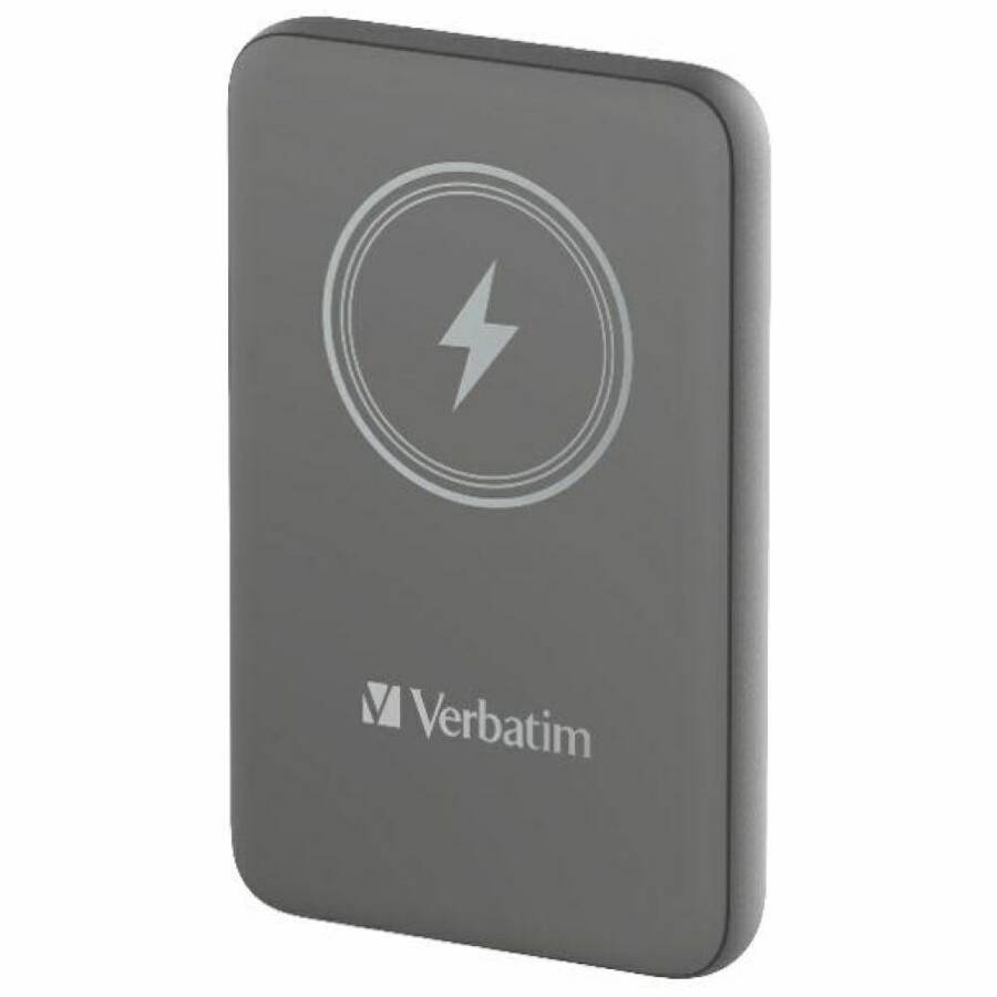 Verbatim Powerbank indukcyjny `n` Go 15W 10000mAh Wireless Magnetic szary/grey 32249