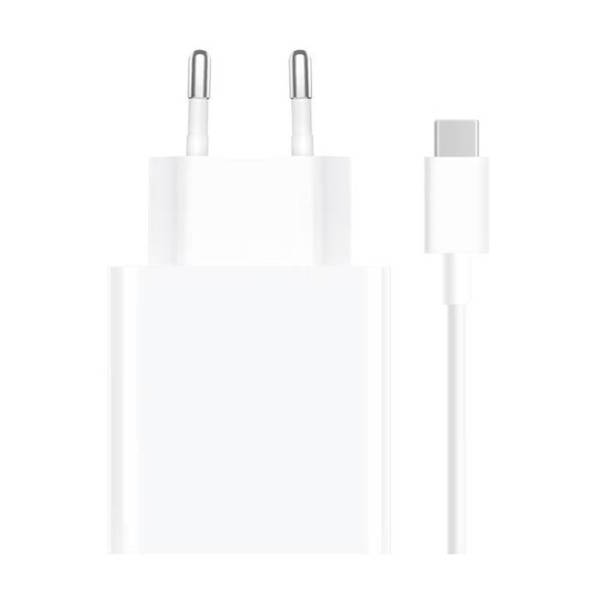 XIAOMI ORYGINALNA ŁADOWARKA MDY-12-EH  67W QC 3.0 + KABEL USB-USB-C 6A BIAŁA BULK