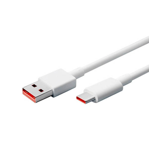 XIAOMI ORYGINALNY KABEL 120W USB TYP-C 6A  1M BULK BIAŁY BULK