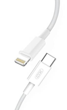 XO KABEL USB-C NA LIGHTNING 1M 2A BIAŁY 