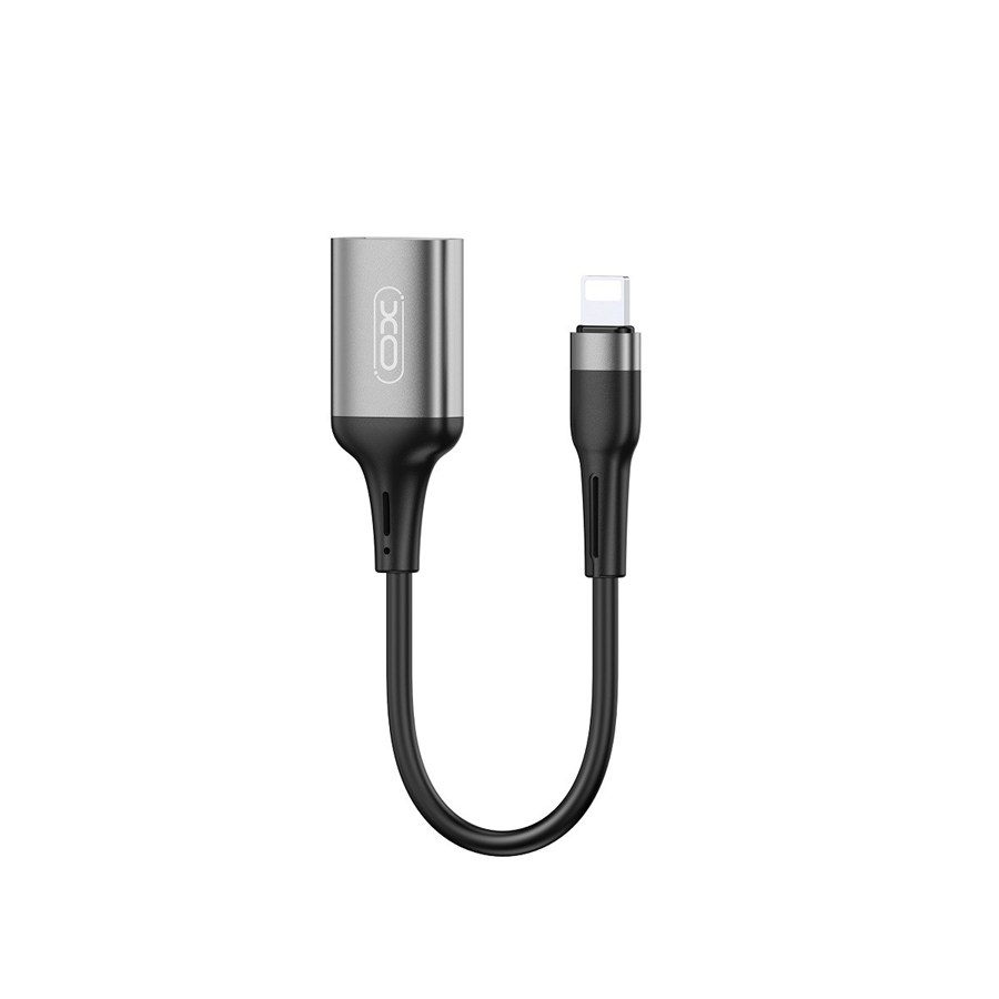 XO adapter OTG NB201 USB - Lightning czarny