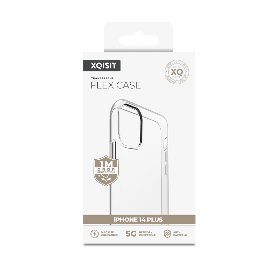 XQISIT NP Flex Case Anti Bac for iPhone 14 Plus