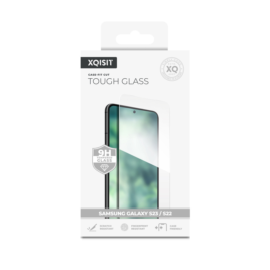 XQISIT NP Tough Glass CF for GALAXY S22/GALAXY S23 clear