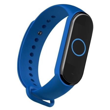 ZAMIENNA SILIKONOWA OPASKA XIAOMI MI BAND 5 CIEMNONIEBIESKA 