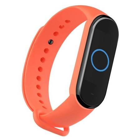 ZAMIENNA SILIKONOWA OPASKA XIAOMI MI BAND 5 POMARAŃCZOWA 