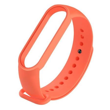 ZAMIENNA SILIKONOWA OPASKA XIAOMI MI BAND 5 POMARAŃCZOWA 