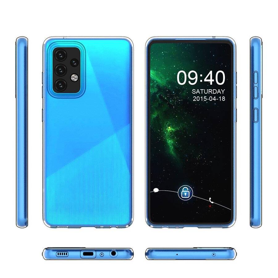 Żelowy pokrowiec etui Ultra Clear 0.5mm Realme C21 przezroczysty