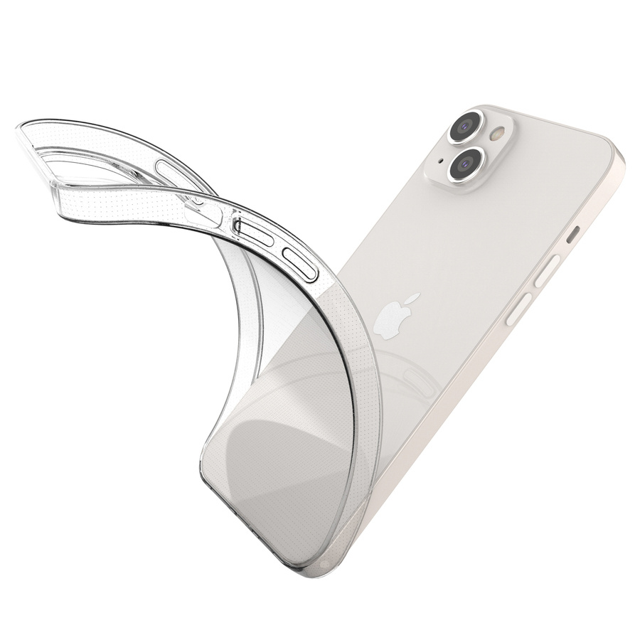 Żelowy pokrowiec etui Ultra Clear 0.5mm iPhone 14 Plus przezroczysty