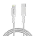 4smarts Ładowarka sieciowa + kabel MFI VoltPlug PD 30W GaN USB-C/Lightning 1,5m biała/white 451534