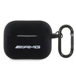 AMG AMAP2RBK AirPods Pro 2 (2022/2023)  cover czarny/black Silicone White Logo