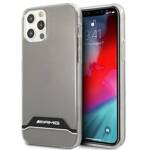 AMG AMHCP12MTCBW IPHONE 12/12 PRO PRZEZROCZYSTY/TRANSPARENT HARDCASE ELECTROPLATE BLACK&WHITE