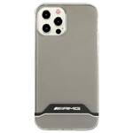 AMG AMHCP12MTCBW IPHONE 12/12 PRO PRZEZROCZYSTY/TRANSPARENT HARDCASE ELECTROPLATE BLACK&WHITE