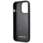 AMG AMHCP14XDOLBK iPhone 14 Pro Max 6,7"  czarny/black hardcase Leather Hot Stamped