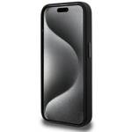 AMG AMHMP15L23SSPK IPHONE 15 PRO 6.1" CZARNY/BLACK HARDCASE SILICONE LARGE RHOMBUSES PATTERN MAGSAFE