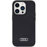 AUDI SILICONE CASE IPHONE 14 PRO 6.1" CZARNY/BLACK HARDCASE AU-LSRIP14P-Q3/D1-BK