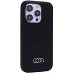 AUDI SILICONE CASE IPHONE 15 PRO 6.1" CZARNY/BLACK HARDCASE AU-LSRIP15P-Q3/D1-BK