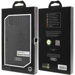 AUDI SYNTHETIC LEATHER MAGSAFE IPHONE 15 PLUS / 14 PLUS 6.7" CZARNY/BLACK HARDCASE AU-TPUPCMIP15M-GT/D3-BK