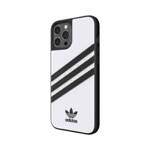 Adidas OR Moulded Case PU iPhone 12 Pro Max biało-czarny/white-black 42239