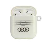 Audi IML Geometric Pattern AirPods        1/2,cover biały/white AU-IMLAP-A6/D3-WE