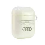 Audi IML Geometric Pattern AirPods        1/2,cover biały/white AU-IMLAP-A6/D3-WE